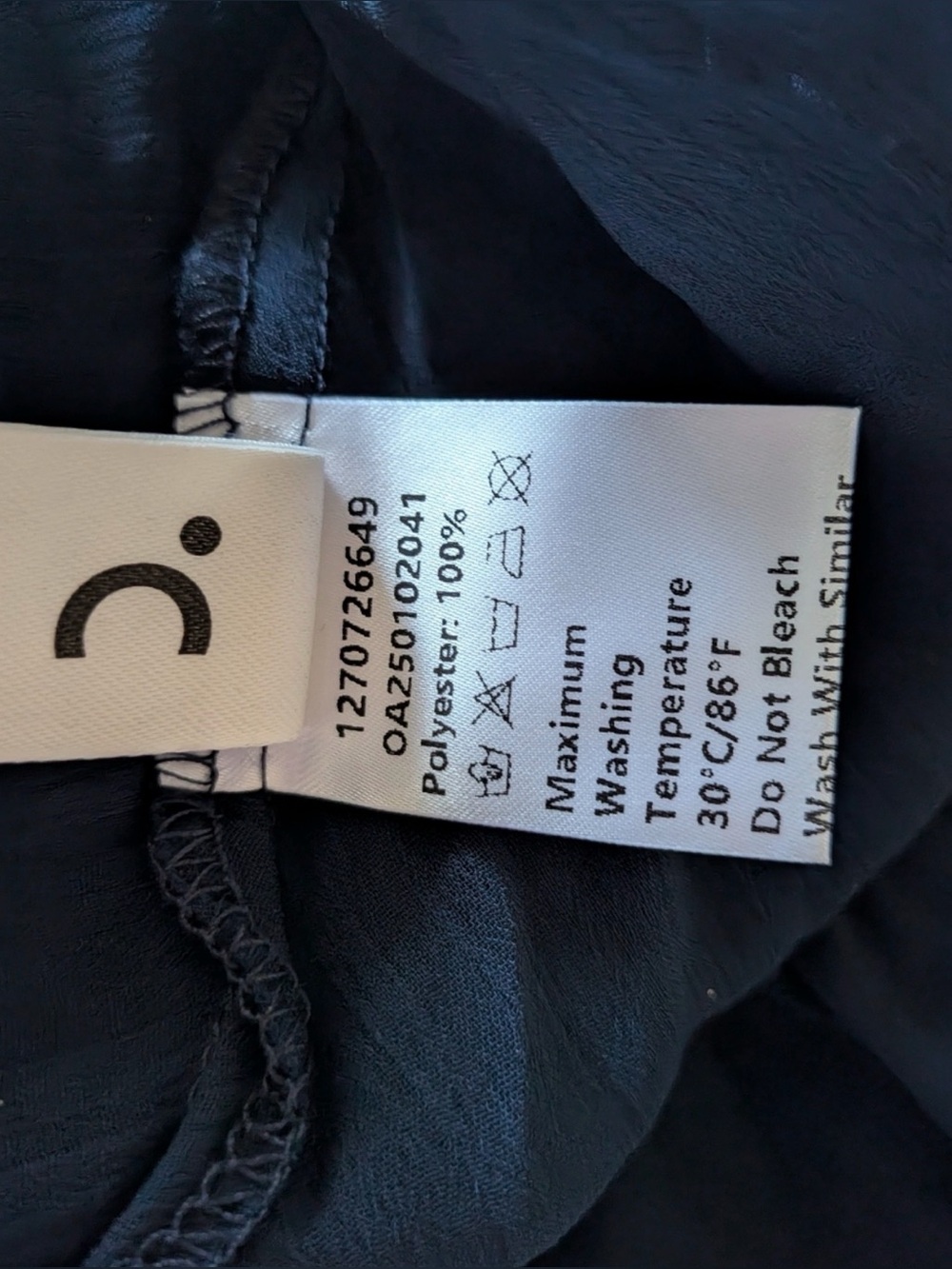 Commense Semi-Sheer Chiffon Ruffle Dress With Outer Cape - Picture 14 of 16